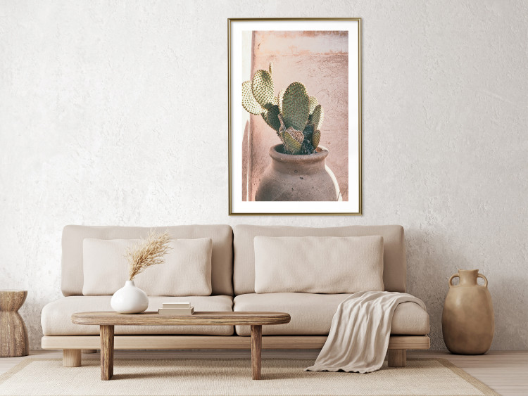 Poster Cactus in a Pot - Coniferous Plant in a Clay Pot 145241 additionalImage 22