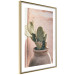 Poster Cactus in a Pot - Coniferous Plant in a Clay Pot 145241 additionalThumb 8