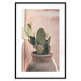 Poster Cactus in a Pot - Coniferous Plant in a Clay Pot 145241 additionalThumb 24