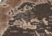 Large canvas print World Map: Wooden Mosaic II [Large Format] 149141 additionalThumb 4