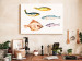Canvas Marine Fish (1-piece) - watercolor composition with underwater fauna 149641 additionalThumb 3