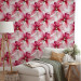 Modern Wallpaper Watercolor Flower - Dark Pink Orchid on a White Background 150041 additionalThumb 4