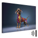 Canvas Print AI Dachshund Dog - Smiling Animal in Colorful Disguise - Horizontal 150241 additionalThumb 8
