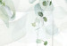 Large canvas print Delicate Touch of Nature - Plants in Pastel Delicate Greens on a White Background [Large Format] 151041 additionalThumb 3