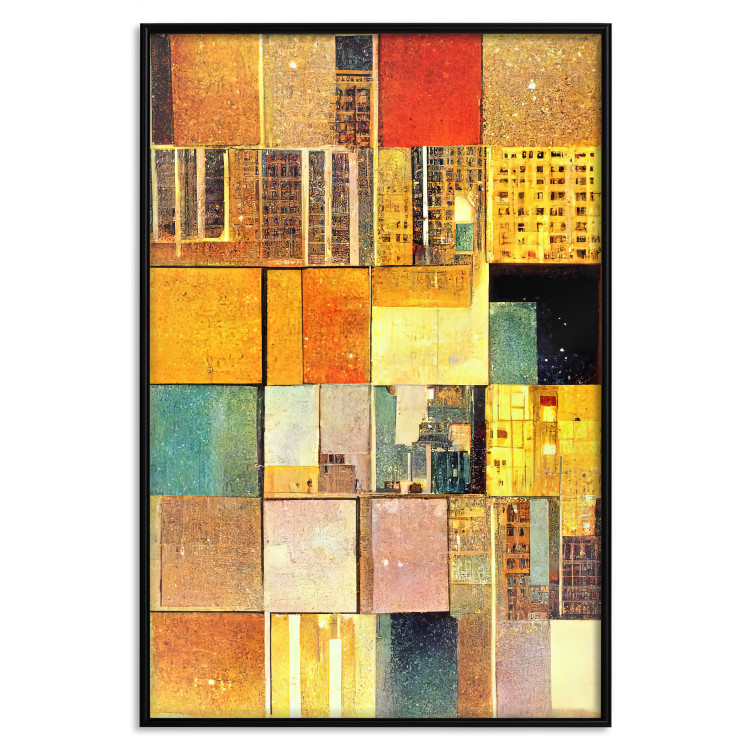 Wall Poster Abstract Tiles - A Geometric Composition in Klimt’s Style 151141 additionalImage 13