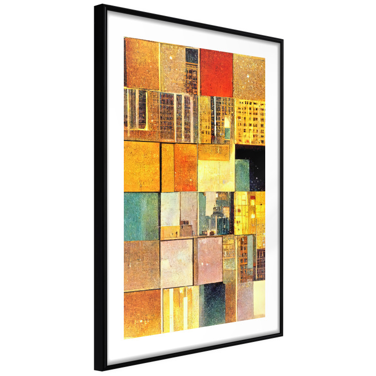 Wall Poster Abstract Tiles - A Geometric Composition in Klimt’s Style 151141 additionalImage 6