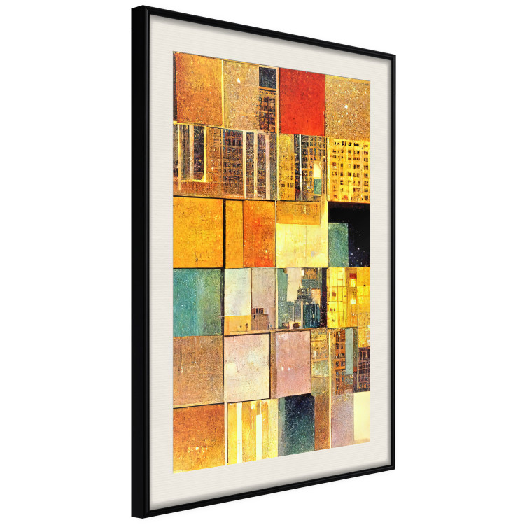 Wall Poster Abstract Tiles - A Geometric Composition in Klimt’s Style 151141 additionalImage 9