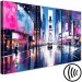 Canvas Art Print New York - Urban Lights Reflecting the Pink Shades of Night 151941 additionalThumb 6