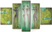 Canvas Print Dance lesson - green 46941