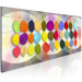 Canvas Parade of Colors (1-piece) - colorful abstraction with leaf designs 47041 additionalThumb 2