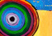 Canvas Abstraction (3-piece) - Playground with a motif of colourful circles 48441 additionalThumb 3