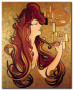 Canvas Long-hair girl 48941