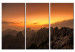 Canvas Art Print Mountain - sunset 58741
