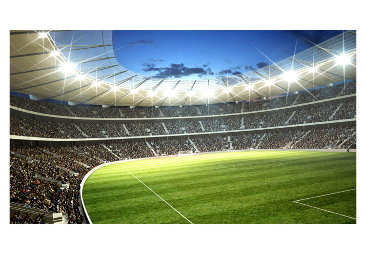 Wall Mural Football Match - Sports stadium filled with fans for a teenager 61141 additionalImage 1