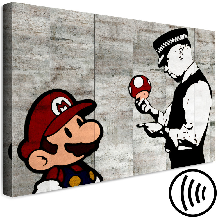 Canvas Banksy on Concrete 98541 additionalImage 6