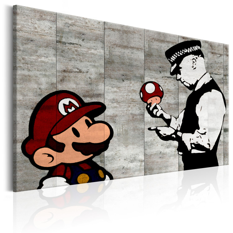 Canvas Banksy on Concrete 98541 additionalImage 2
