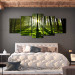 Canvas Peace of Mind (5-part) Wide - Forest Landscape with Nature's Charm 107251 additionalThumb 3