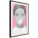 Poster Bubble Gum - unique composition with a woman's portrait on a pink background 117551 additionalThumb 3