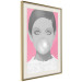 Poster Bubble Gum - unique composition with a woman's portrait on a pink background 117551 additionalThumb 4