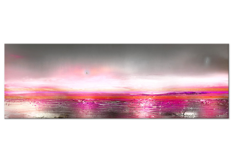 Canvas Art Print Abstract Art (1-part) - Pink World in Artistic Interpretation 122351