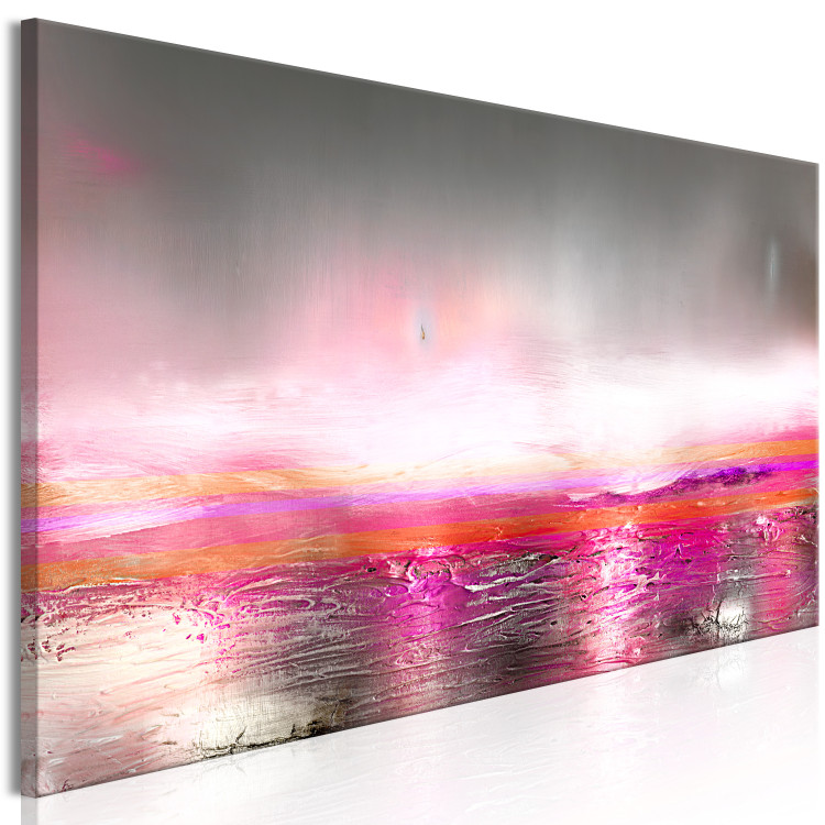 Canvas Art Print Abstract Art (1-part) - Pink World in Artistic Interpretation 122351 additionalImage 2