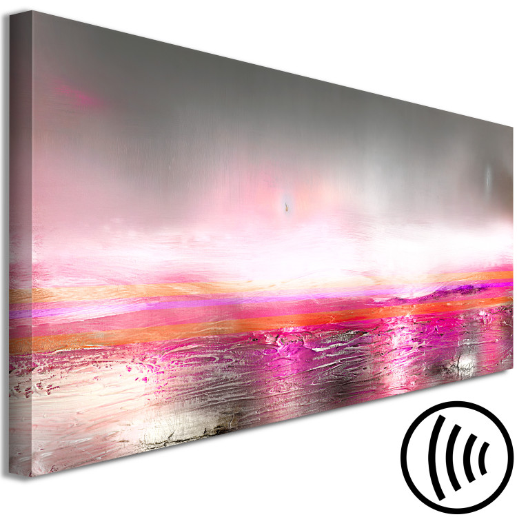 Canvas Art Print Abstract Art (1-part) - Pink World in Artistic Interpretation 122351 additionalImage 6
