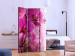 Room Separator Pink Orchid - landscape of a pink orchid flower against an artistic backdrop 123551 additionalThumb 2