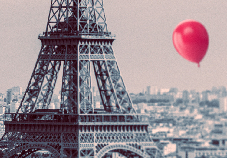 Canvas Paris Balloon (5 Parts) Wide Red 123951 additionalImage 4