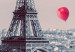 Canvas Paris Balloon (5 Parts) Wide Red 123951 additionalThumb 4