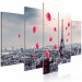 Canvas Paris Balloon (5 Parts) Wide Red 123951 additionalThumb 2