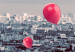 Canvas Paris Balloon (5 Parts) Wide Red 123951 additionalThumb 5