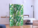 Room Divider Screen Jungle Leaves (3-piece) - pattern of tropical plants on a light background 124251 additionalThumb 2