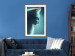 Poster Night Wanderer - portrait of a cat in winter night blue lighting 124451 additionalThumb 13