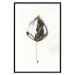 Wall Poster Winter Jewel - leaf from a plant covered in silver lying on white background 124951 additionalThumb 15