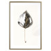 Wall Poster Winter Jewel - leaf from a plant covered in silver lying on white background 124951 additionalThumb 14