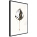 Wall Poster Winter Jewel - leaf from a plant covered in silver lying on white background 124951 additionalThumb 11