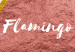 Poster Lovestruck Flamingo - pink bird and English text on a pastel background 125451 additionalThumb 9
