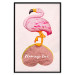 Poster Lovestruck Flamingo - pink bird and English text on a pastel background 125451 additionalThumb 16