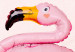 Poster Lovestruck Flamingo - pink bird and English text on a pastel background 125451 additionalThumb 8