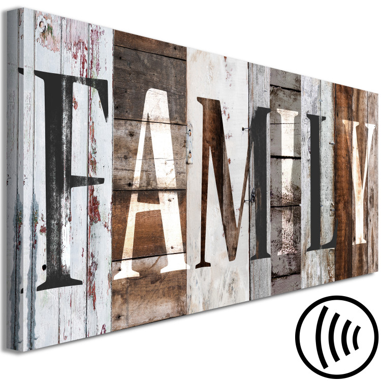 Canvas Art Print Board: Family (1 Part) Narrow 125651 additionalImage 6