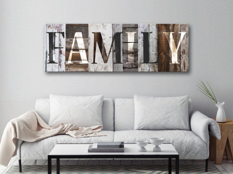 Canvas Art Print Board: Family (1 Part) Narrow 125651 additionalImage 3