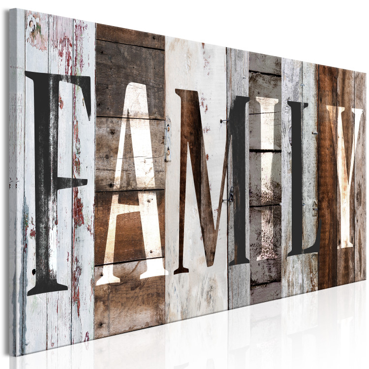 Canvas Art Print Board: Family (1 Part) Narrow 125651 additionalImage 2