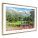 Wall Poster Spring in the Alps - spring landscape of green trees against a lake 126251 additionalThumb 9
