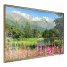 Wall Poster Spring in the Alps - spring landscape of green trees against a lake 126251 additionalThumb 14