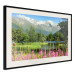 Wall Poster Spring in the Alps - spring landscape of green trees against a lake 126251 additionalThumb 2