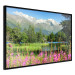 Wall Poster Spring in the Alps - spring landscape of green trees against a lake 126251 additionalThumb 13