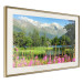 Wall Poster Spring in the Alps - spring landscape of green trees against a lake 126251 additionalThumb 3
