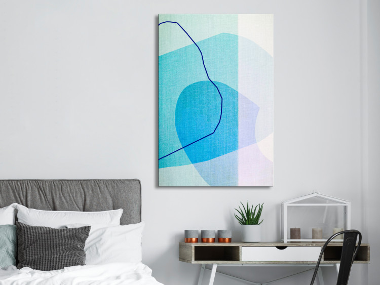 Canvas Print Azure Butterfly (1 Part) Vertical 126551 additionalImage 3