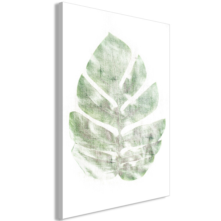 Canvas Print Green Sketch (1 Part) Vertical 126851 additionalImage 2