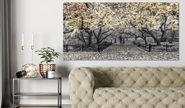 Large canvas print Magnolia Park - Orange II [Large Format] 128751 additionalImage 5